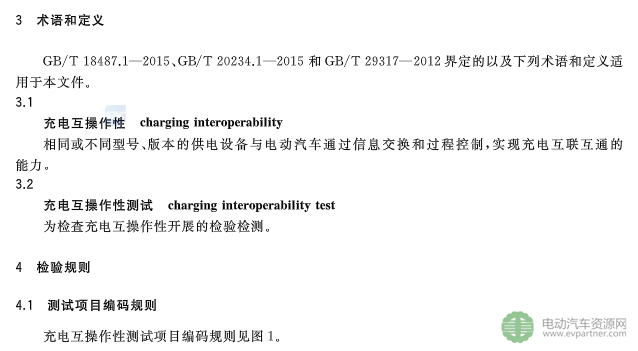 国标委发布电动汽车传导充电互操作性测试规范 第1部分：供电设备